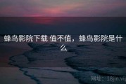 蜂鸟影院下载 值不值，蜂鸟影院是什么