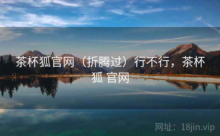 茶杯狐官网（折腾过）行不行，茶杯狐 官网