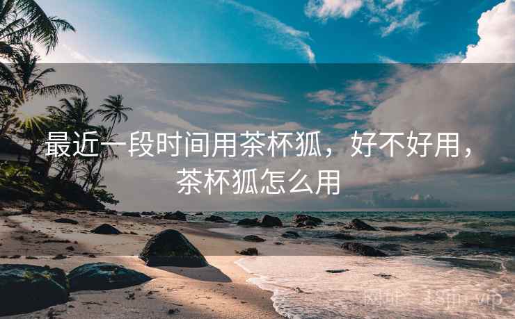 最近一段时间用茶杯狐，好不好用，茶杯狐怎么用